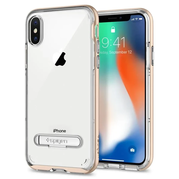 Чехол Spigen Crystal Hybrid Champagne Gold для iPhone X | XS в Тернополе