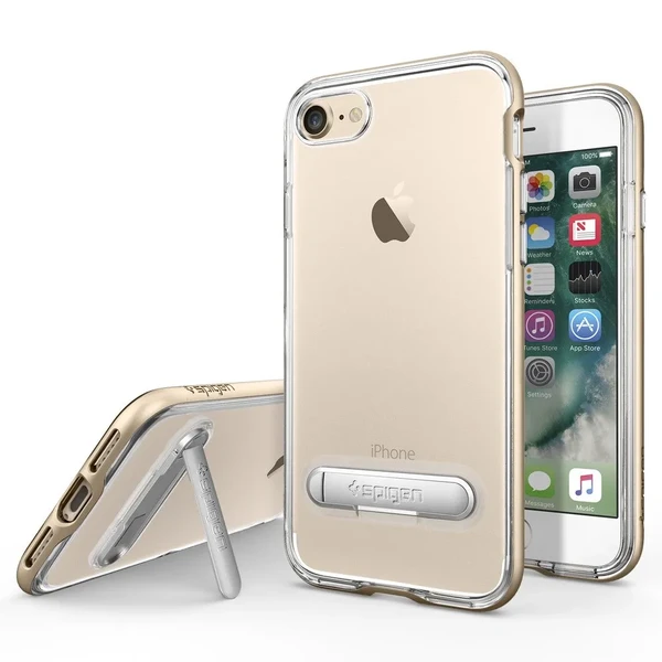 Чохол Spigen Crystal Hybrid Champagne Gold для iPhone SE 3 | SE 2 | 8 | 7