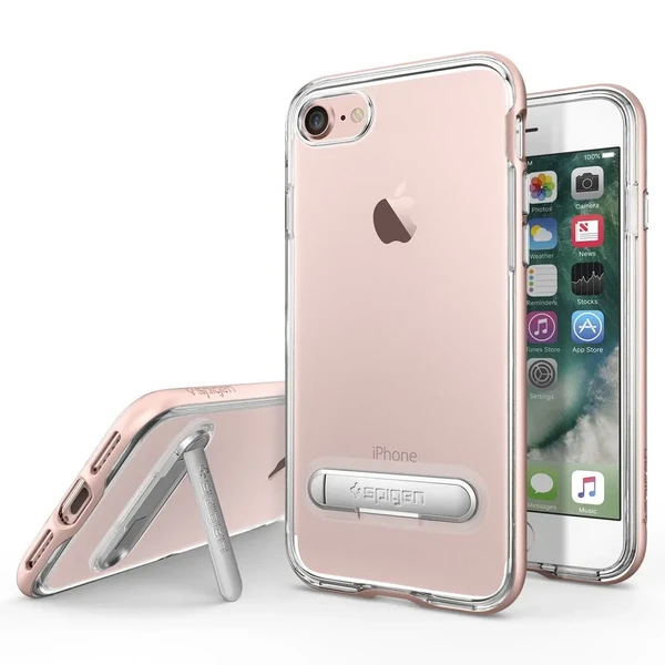 Чохол Spigen Crystal Hybrid Rose Gold для iPhone SE 3 | SE 2 | 8 | 7 в Чернівцях
