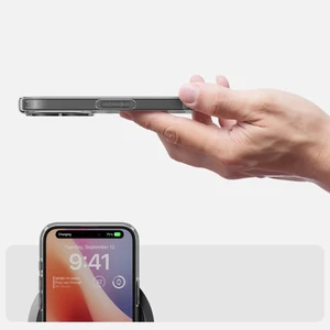 Прозрачный чехол Spigen Crystal Hybrid для iPhone 16 - Фото 8