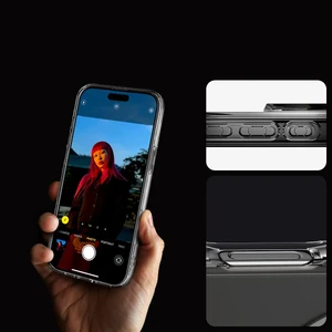 Прозрачный белый чехол Spigen Crystal Hybrid Mag для iPhone 16 Pro - Фото 11