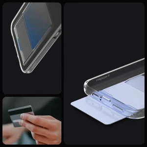 Прозрачный чехол со слотом для карт Spigen Crystal Slot для iPhone 16 Pro - Фото 10