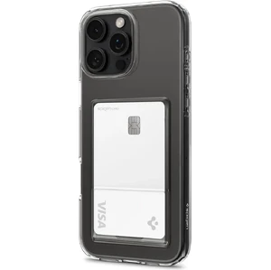 Прозрачный чехол со слотом для карт Spigen Crystal Slot для iPhone 16 Pro Max - Фото 5