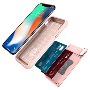 Чехол Spigen Crystal Wallet Rose Gold для iPhone X | XS - Фото 4
