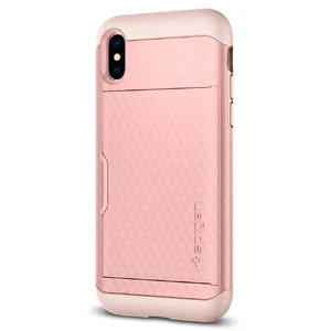 Чехол Spigen Crystal Wallet Rose Gold для iPhone X | XS - Фото 7