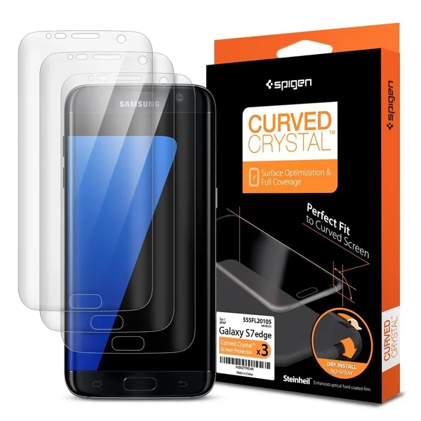 Захисна плівка Spigen Curved Crystal HD для Samsung Galaxy S7 edge у Житомирі
