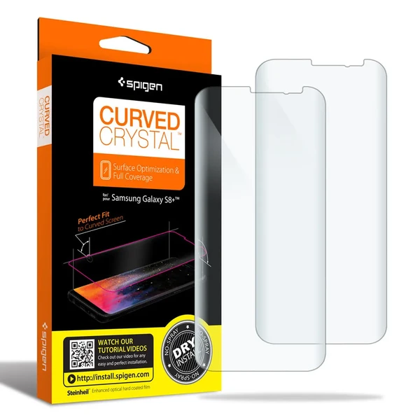 Захисна плівка Spigen Curved Crystal для Samsung Galaxy S8 Plus