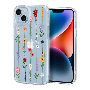 Прозрачный чехол Spigen Cyrill Cecile Flower Garden для iPhone 14 Plus - Фото 5