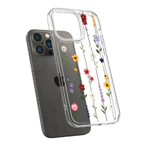 Прозрачный чехол Spigen Cyrill Cecile Flower Garden для iPhone 14 Pro - Фото 4