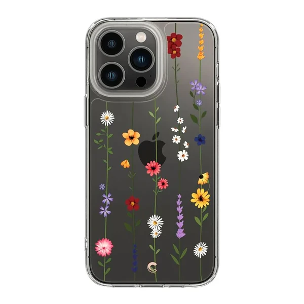 Прозрачный чехол Spigen Cyrill Cecile Flower Garden для iPhone 14 Pro Max