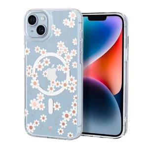 Прозорий чохол Spigen Cyrill Cecile Mag MagSafe White Daisy для iPhone 14 | 13 - Фото 3