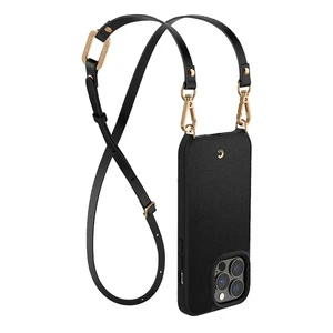 Чехол с ремешком Spigen Cyrill Classic Charm Black для iPhone 13 Pro Max - Фото 5
