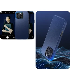 Синий чехол MagSafe Spigen Cyrill Kajuk для iPhone 16 Pro Max - Фото 12
