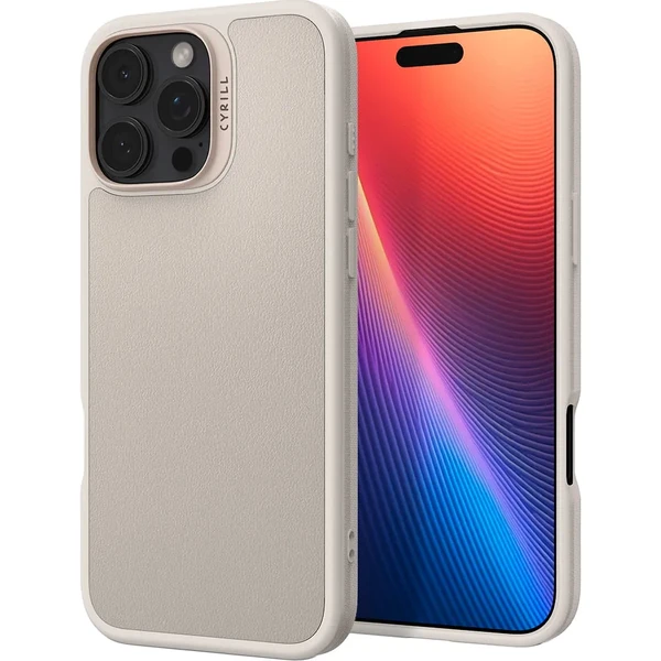Бежевий чохол Spigen Cyrill Kajuk Mag MagSafe для iPhone 16 Pro в Запоріжжі