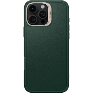 Зеленый кожаный чехол Spigen Cyrill Kajuk Mag для iPhone 16 Pro Max - Фото 4