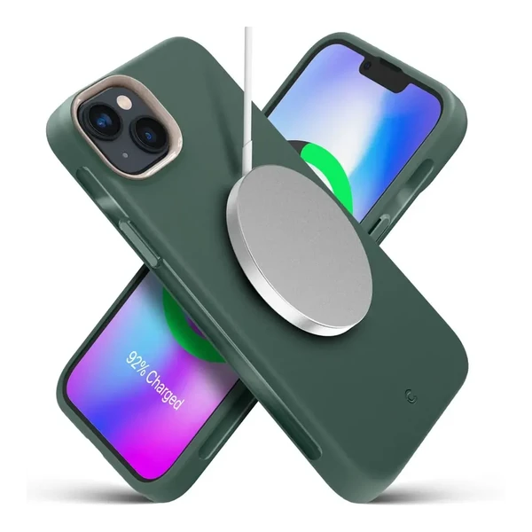 Силиконовый чехол Spigen Cyrill Ultra Color Mag MagSafe Kale для iPhone 14 Plus в Сумах