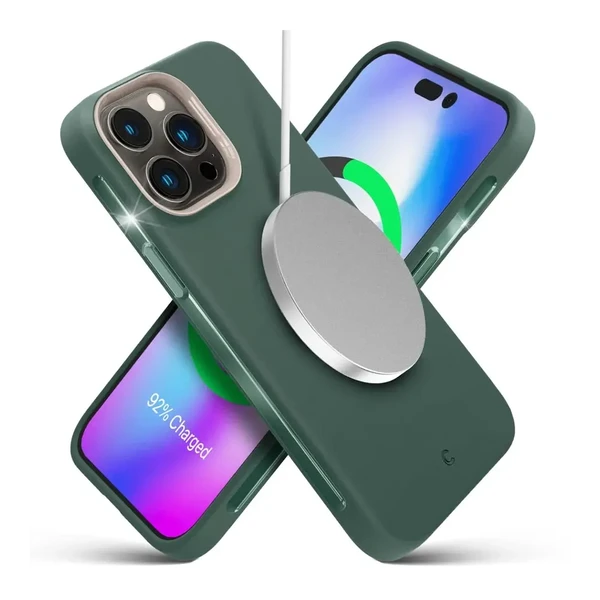 Силіконовий чохол Spigen Cyrill Ultra Color Mag MagSafe Kale для iPhone 14 | 13 в Івано-Франківську