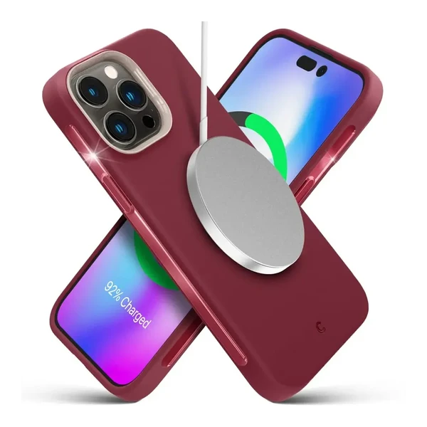 Силиконовый чехол Spigen Cyrill Ultra Color Mag MagSafe Sangria для iPhone 14 Pro Max в Черкассах
