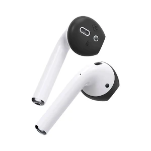 Силиконовые накладки Spigen Ear Tips Black для Apple AirPods - Фото 2