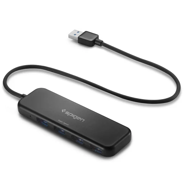 Ультратонкий 4-портовий концентратор Spigen Essential F101 USB 3.0 Hub