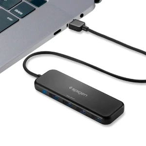 Ультратонкий 4-портовий концентратор Spigen Essential F101 USB 3.0 Hub - Фото 5