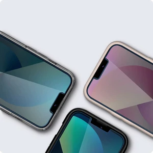 Захисне скло Spigen EZ FIT GLAS.tR для iPhone 14 | 13 | 13 Pro (2 шт.) - Фото 7