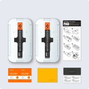 Захисне скло Spigen EZ FIT GLAS.tR для iPhone 14 | 13 | 13 Pro (2 шт.) - Фото 8