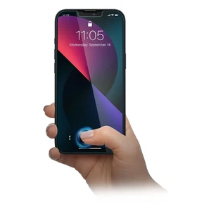Захисне скло-антишпигун Spigen EZ FIT GLAS.tR Privacy для iPhone 14 | 13 | 13 Pro (2 шт.) - Фото 4