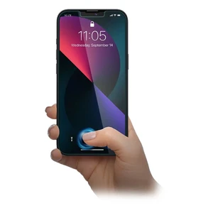 Защитное стекло-антишпион Spigen EZ FIT GLAS.tR Privacy для iPhone 13 mini (2 шт.) - Фото 4