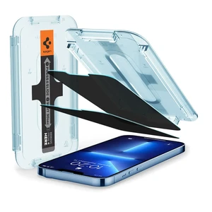 Защитное стекло-антишпион Spigen EZ FIT GLAS.tR Privacy для iPhone 14 Plus | 13 Pro Max (2 шт.) - Фото 2