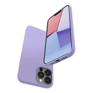 Силиконовый чехол-накладка Spigen Silicone Fit Iris Purple для iPhone 13 Pro - Фото 4