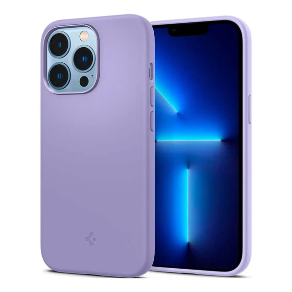 Силиконовый чехол-накладка Spigen Silicone Fit Iris Purple для iPhone 13 Pro в Сумах