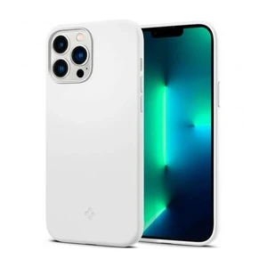 Силіконовий чохол-накладка Spigen Silicone Fit White для iPhone 13 Pro Max ACS03229 - Фото 1