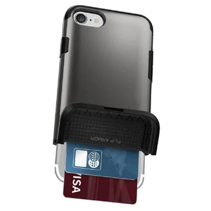 Чехол Spigen Flip Armor Gunmetal для iPhone SE 3 | SE 2 | 8 | 7 - Фото 8
