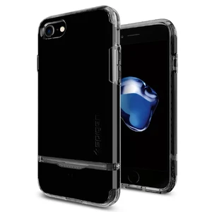 Чехол Spigen Flip Armor Jet Black для iPhone SE 3 | SE 2 | 8 | 7  - Фото 1