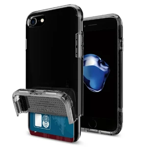 Чехол Spigen Flip Armor Jet Black для iPhone SE 3 | SE 2 | 8 | 7 - Фото 2