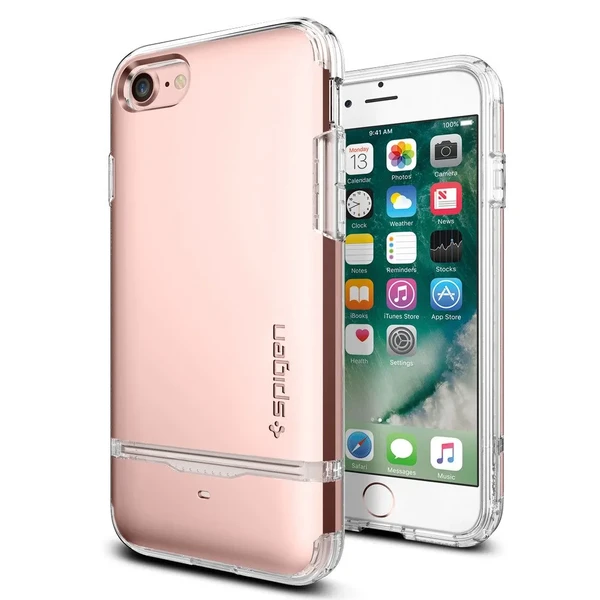 Чохол Spigen Flip Armor Rose Gold для iPhone SE 3 | SE 2 | 8 | 7