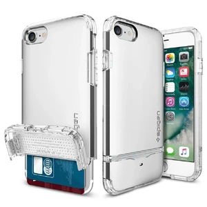 Чехол Spigen Flip Armor Satin Silver для iPhone SE 3 | SE 2 | 8 | 7 - Фото 8