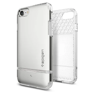 Чехол Spigen Flip Armor Satin Silver для iPhone SE 3 | SE 2 | 8 | 7 - Фото 2