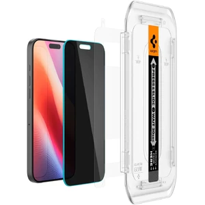 Прозрачное защитное стекло с аппликатором Spigen Glas.tr EZ Fit для iPhone 16 Pro - Фото 3