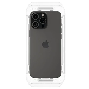Прозрачное защитное стекло с аппликатором Spigen Glas.tr EZ Fit для iPhone 16 Pro - Фото 9