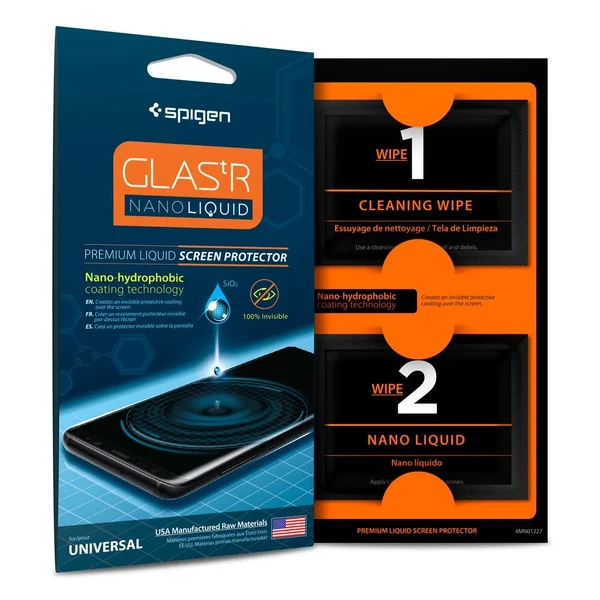 Гелієва захисна плівка Spigen GLAS.tR Nano Liquid