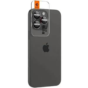 Черно-красное стекло на камеру Spigen Glas.tR Ez Fit Optik Pro для iPhone 16 Pro Max - Фото 2