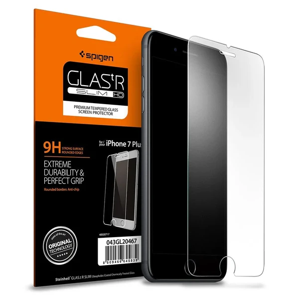 Захисне скло Spigen GLAS.tR SLIM для iPhone 7 Plus | 8 Plus (2 скла)