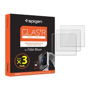 Захисне скло Spigen GLAS.tR SLIM для годин Fitbit Blaze (3 скла) - Фото 3