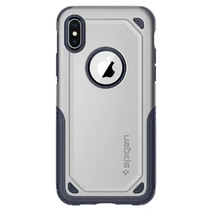 Чехол Spigen Hybrid Armor Satin Silver для iPhone X | XS - Фото 3