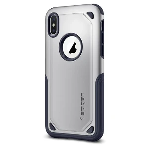 Чехол Spigen Hybrid Armor Satin Silver для iPhone X | XS - Фото 4