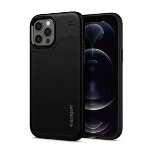 Черный силиконовый чехол Spigen Hybrid NX для iPhone 12 | 12 Pro - Фото 2