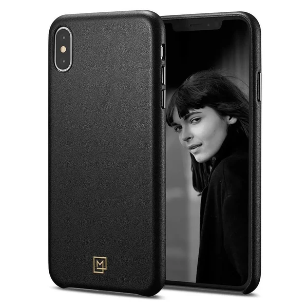 Черный защитный чехол Spigen La Manon Calin Chick Black для iPhone X | XS в Сумах