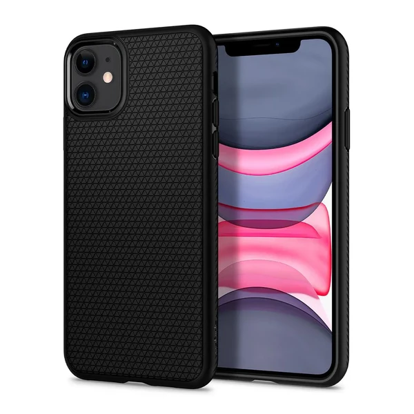 Чохол Spigen Liquid Air Matte Black для iPhone 11